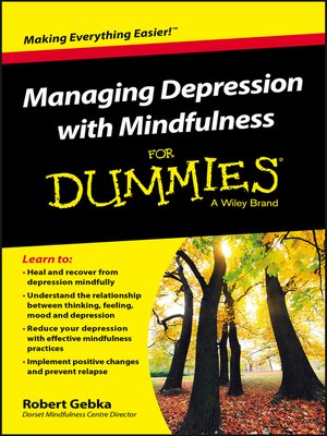 cover image of Managing Depression with Mindfulness for Dummies